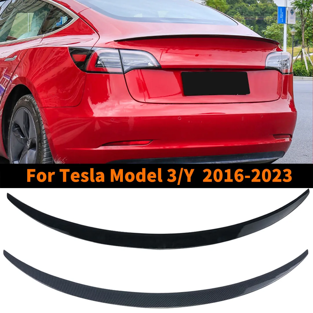 For Tesla Model 3 Y 2016-2023 Tuning Original High-performance Rear Trunk Spoiler Wing Tail Deflector Splitter Facelift Body Kit