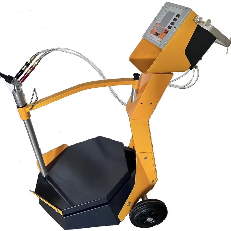 

HXC- 2-B High Quality Vibration Absorbing Assembly Line Manual Electrostatic Powder Metal Coating Machine With Wheels