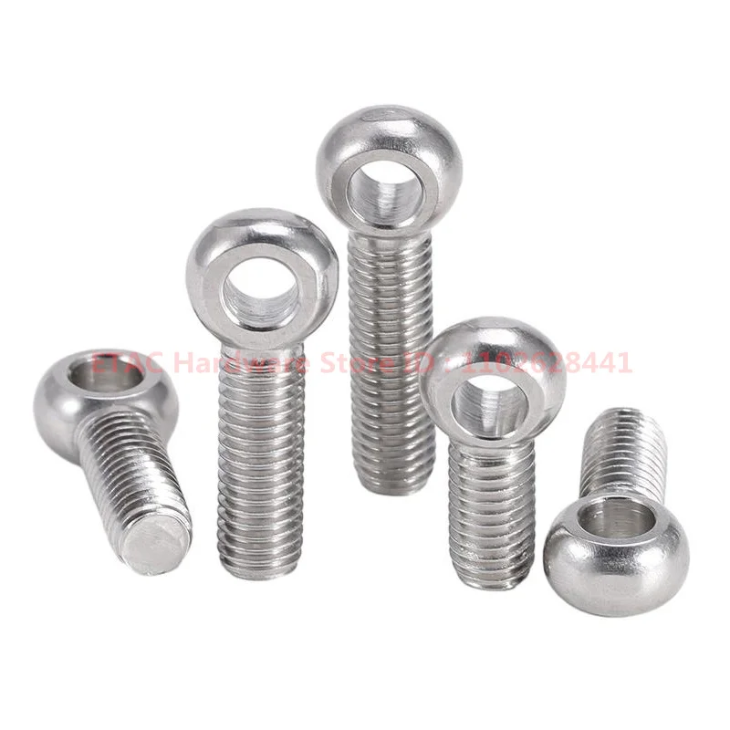 M5 M6 M8 M10 M12 M14 M16 M18 M20 M24 304 Stainless Steel Ring Link Bolt Fisheye Eye Slip Hole Screw Articulated screw Knot scre