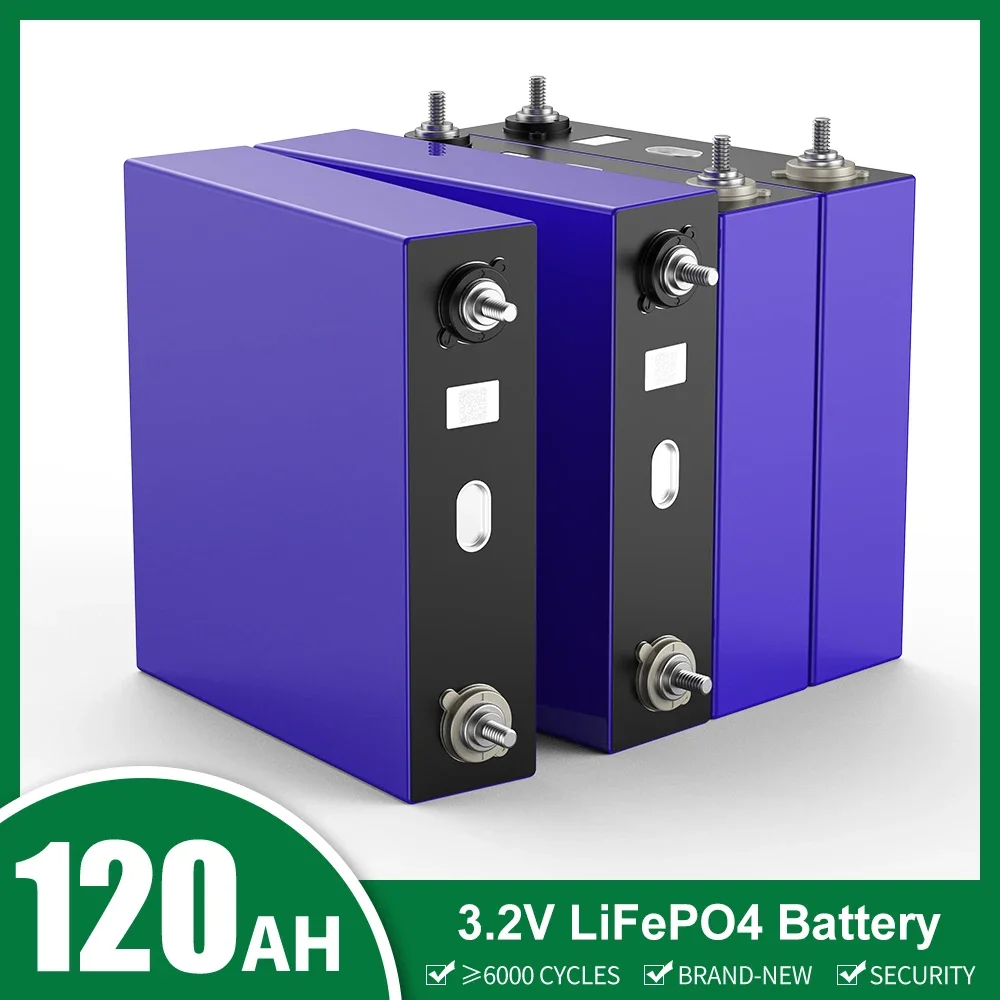 Per cella di batteria lifepo4 da 3.2V 120ah cella di batteria prismatica lifepo4 per sistema solare