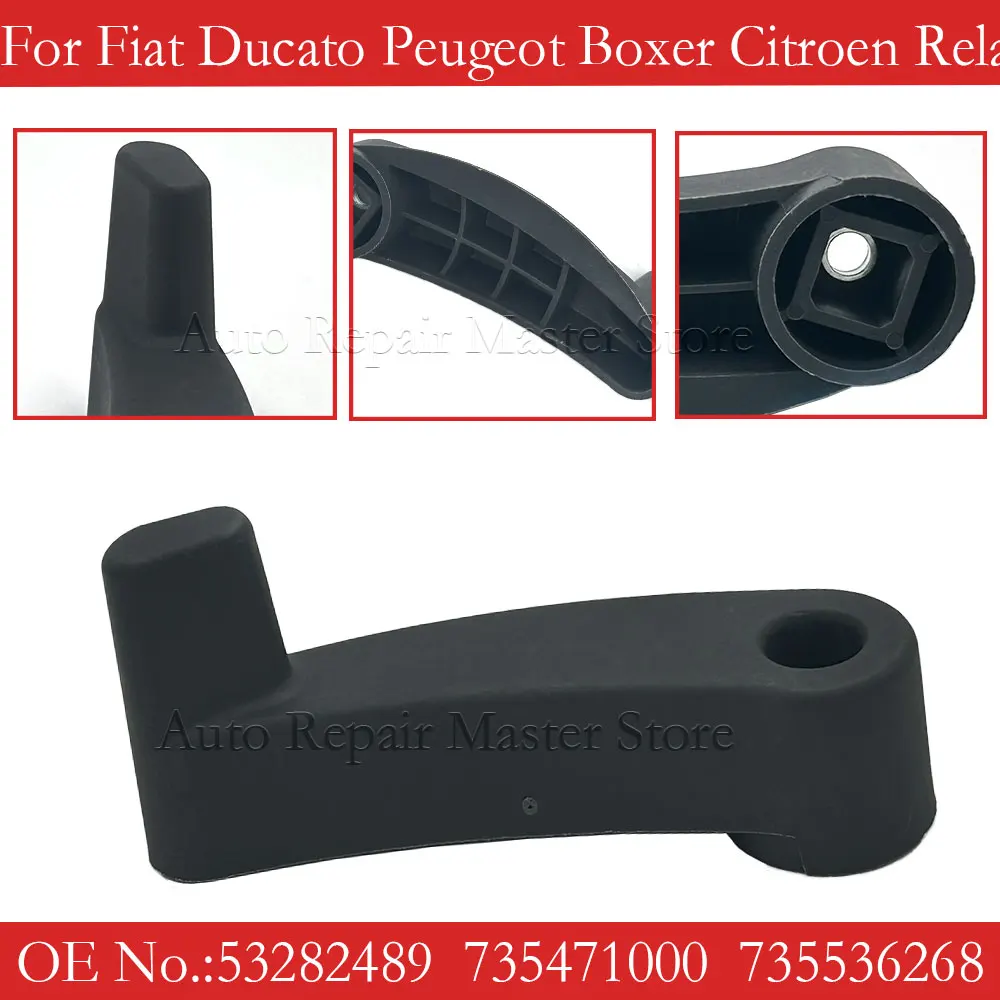 735471000 Car Rear Left Inside Door Handle For Fiat Ducato Peugeot Boxer Citroen Relay 53282489 735536268