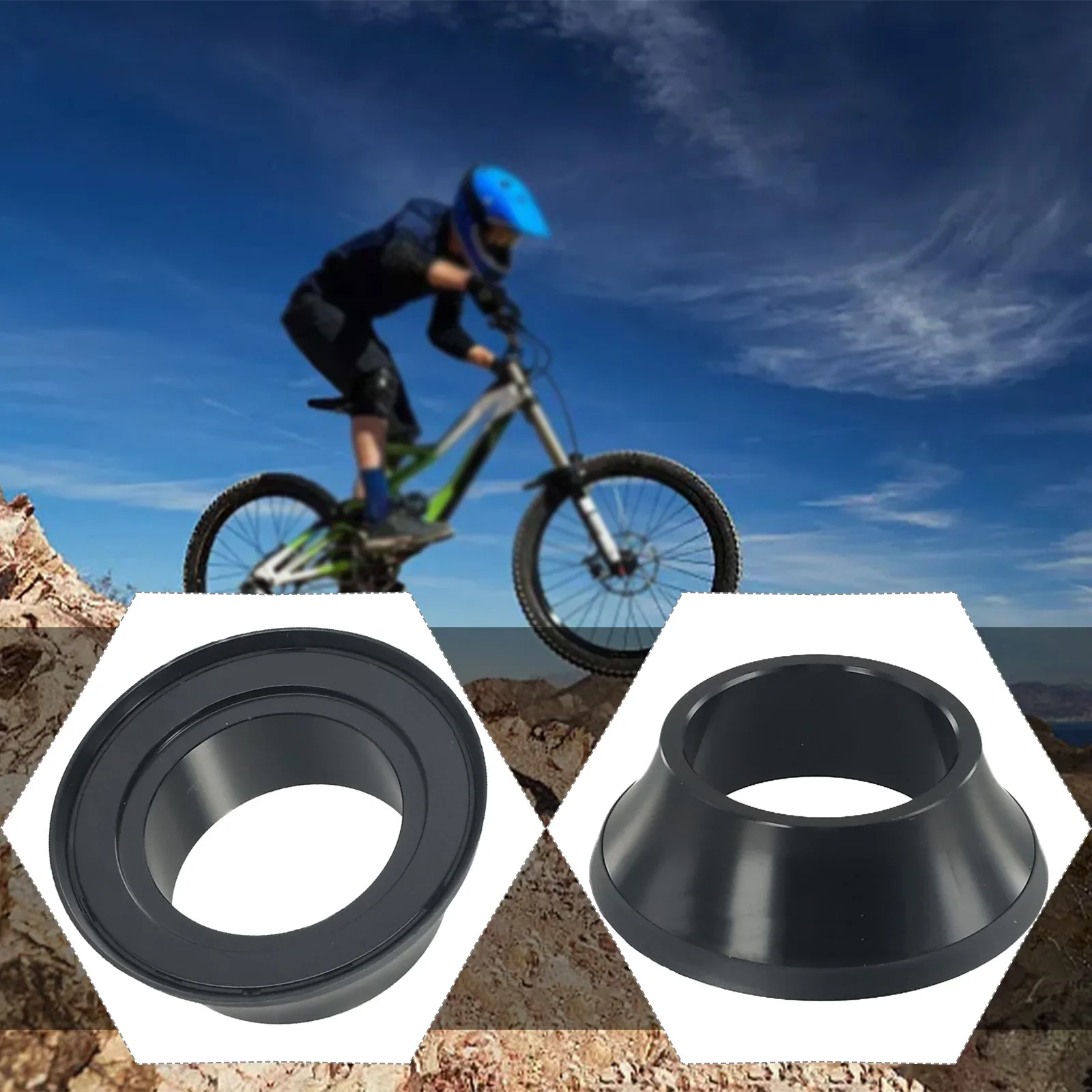 Top Bowl Cover Aluminum Alloy For 28.6mm Bicycle Fork Tube Headset Cap Bowl Cover Aluminum Alloy For 28.6mm Bicycle Fork Tube He