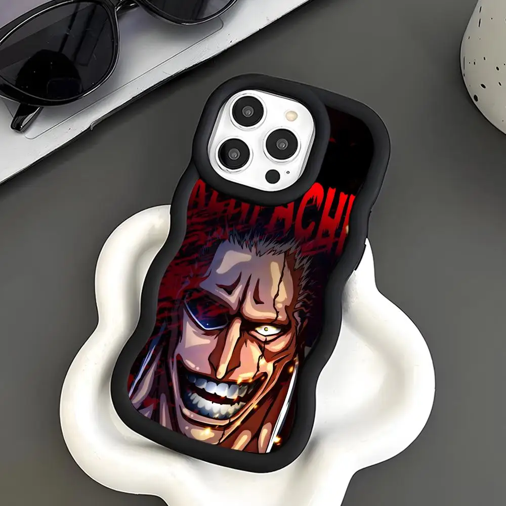 

Чехол для телефона Kenpachi Zaraki Wavy Edge из ТПУ для iPhone 17 16 15 14 13 12 11 Air Pro Max Plus, цветной