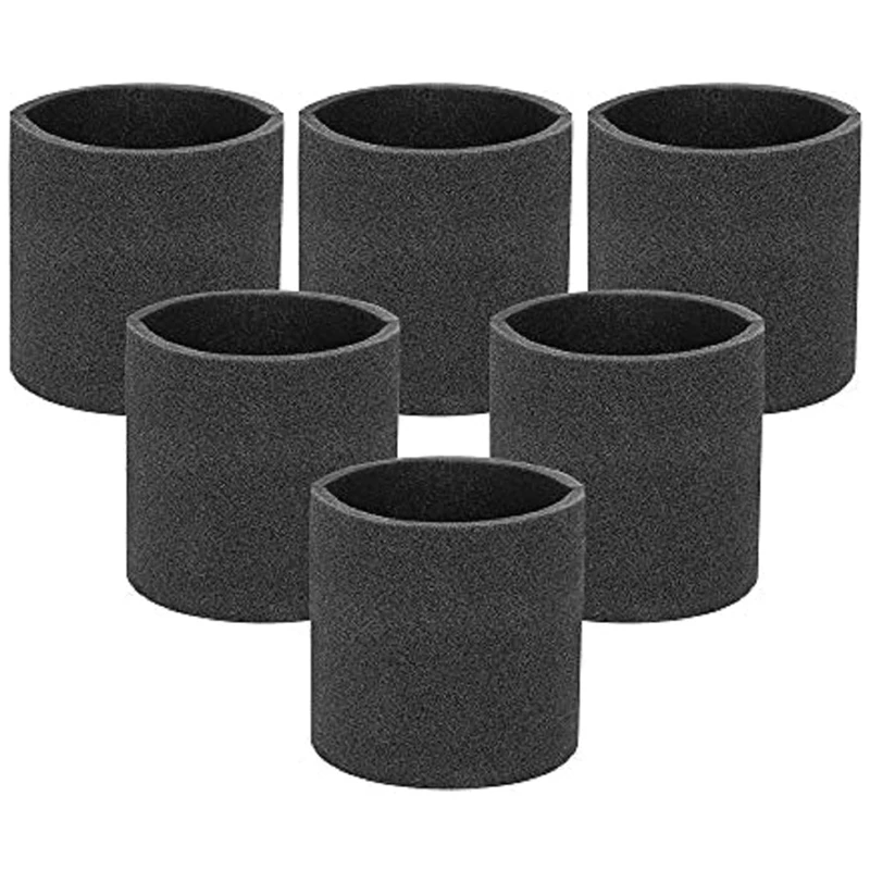 6PCS Replacement Filter Cotton Vacuum Cleaner Accessories For Shop-Vac 90350 90304 90333 Wet/Dry Vacuum Cleaners