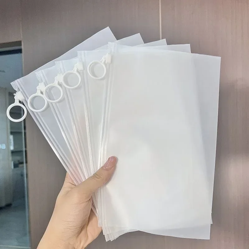 10-20pcs Transparent Zipper Storage Bags Resealable Cosmetic Jewelry Organizer Holder Travel Packaging Pocket Cases Supplies