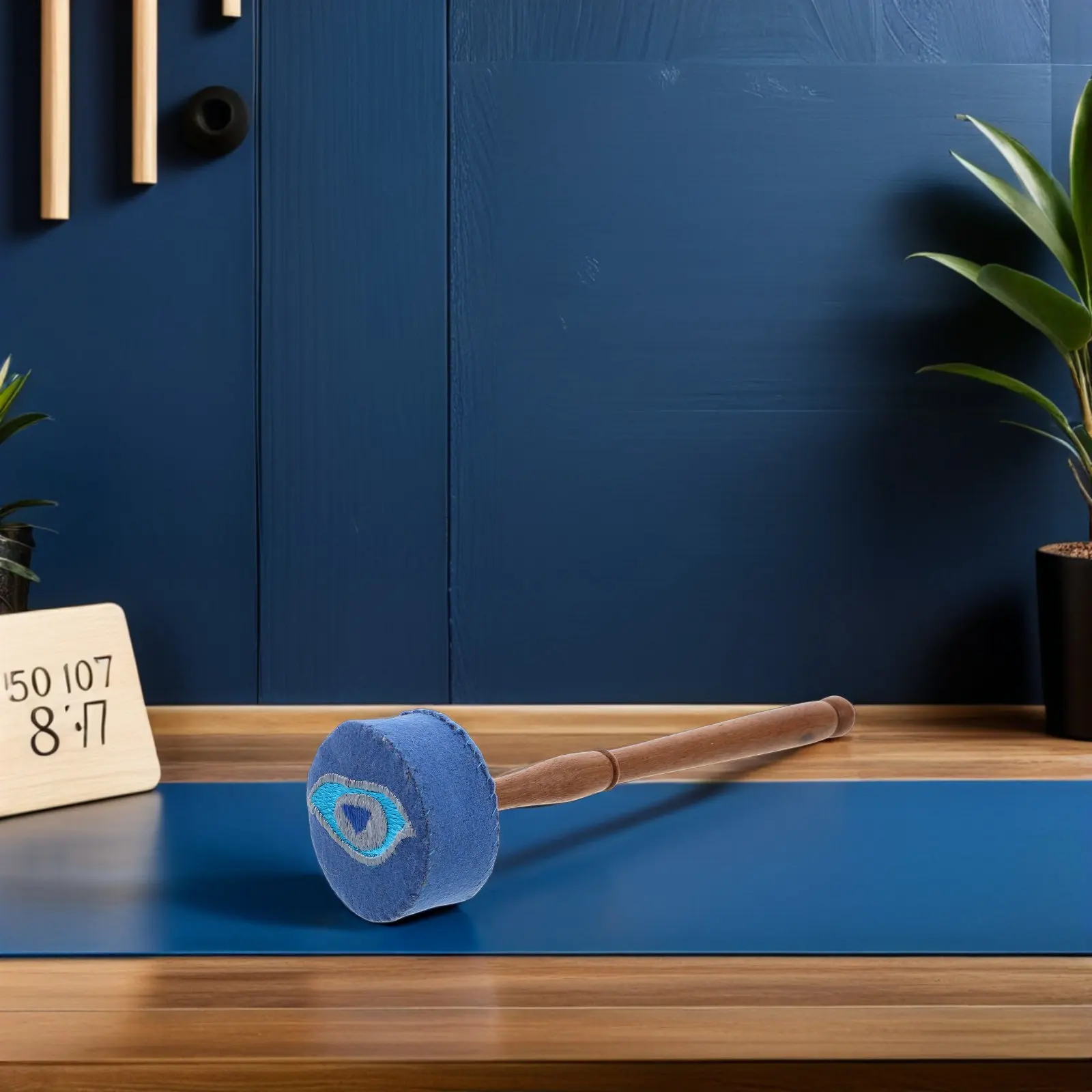 

Деревянный молоток для тибетских поющих чаш: эргономичная рукоятка, цельное дерево, для акустического резонанса и медитации