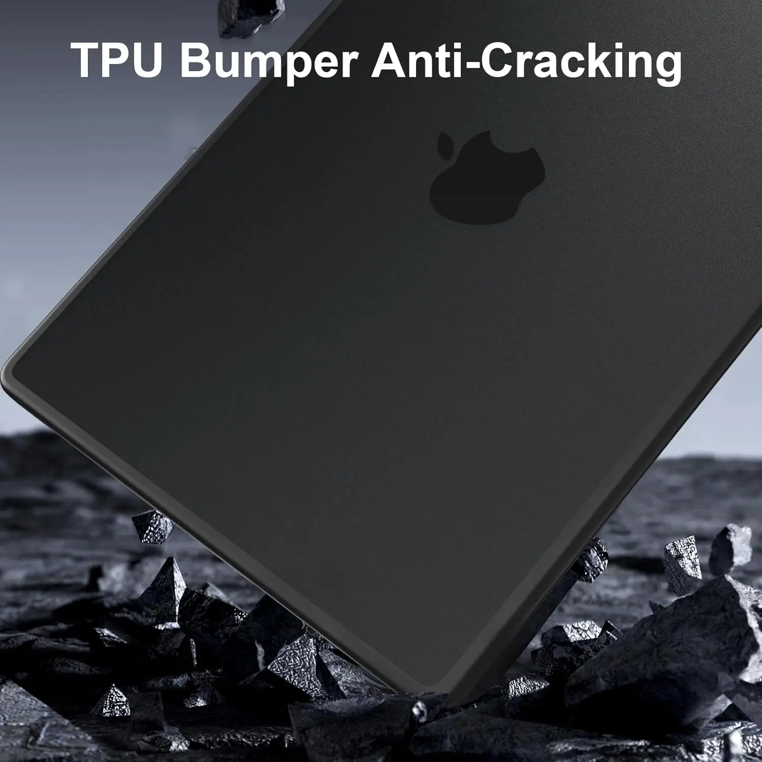 Miękki bumper z TPU i twarda obudowa do MacBooka Pro 14/16 cali M5 2026 2025-2021, modele z chipem M4 M3 M2 M1 Pro/Max, etui z TPU na krawędziach. — zdjęcie produktu 3