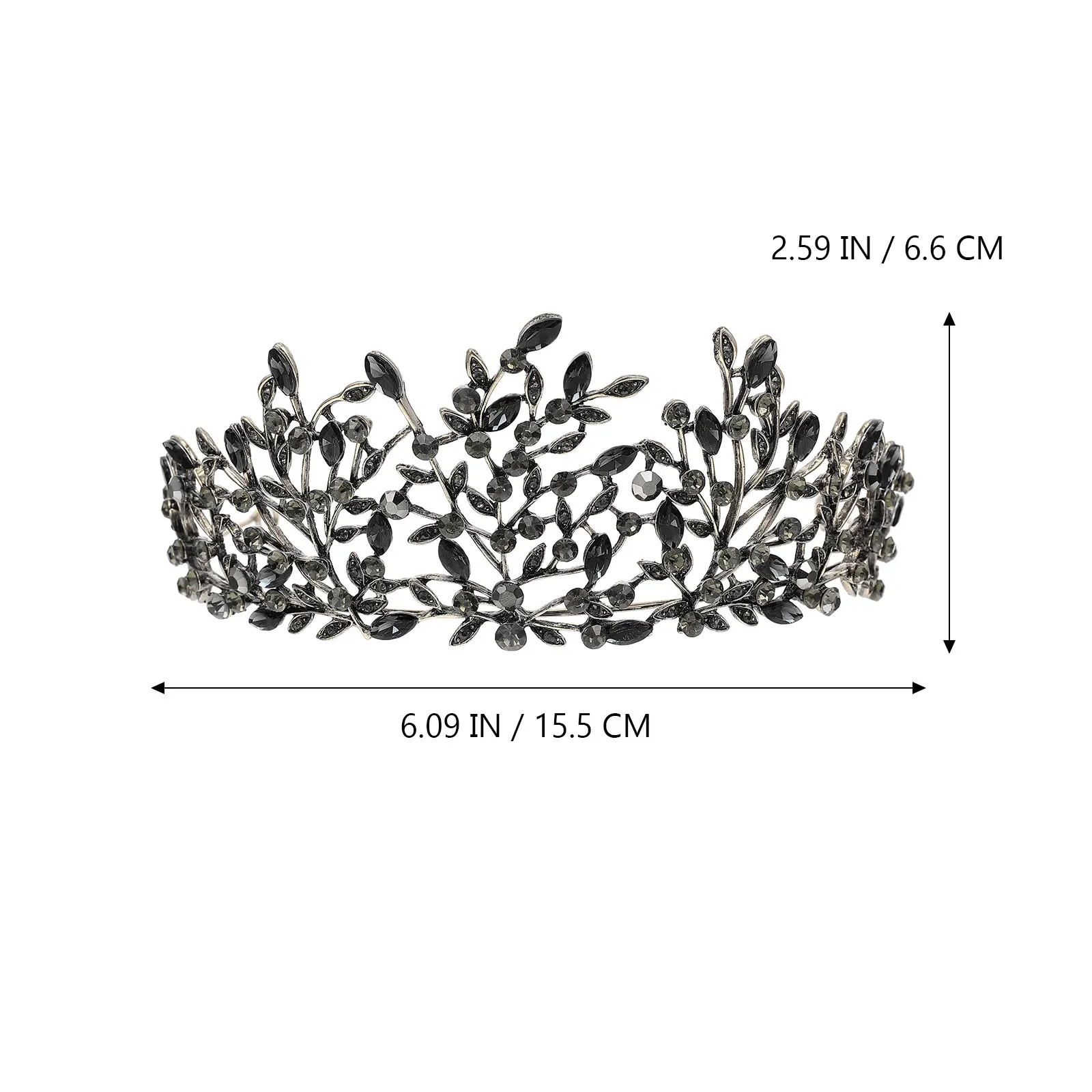 

Bridal Tiara Wedding Crown Hair Jewelry Rhinestones Crystal Accessories Bride Headdress Elegant Hairstyle Tool