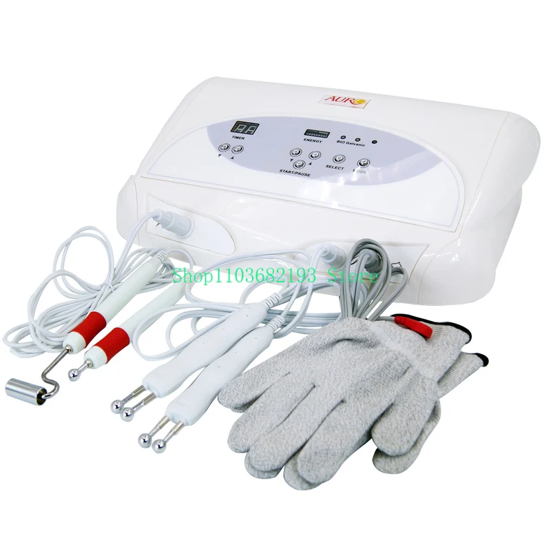 Au-8403 Galvanic BIO Face Lift Machine 2022 Microcurrent Gloves Microcurrent Facial Toning Device