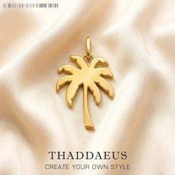 Pendant Coconut Tree Brand New Fashion Jewelry Europe Trendy 925 Sterling Silver Accessories Gift For Woman Men