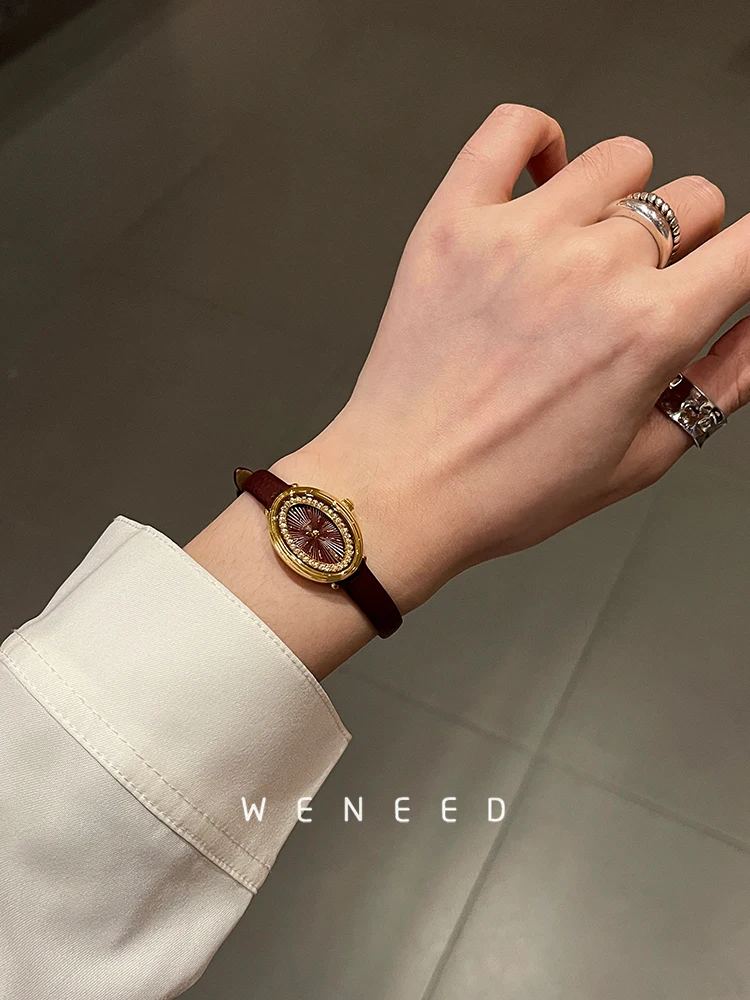 New Red Women'S WatchLight Luxury Style2026Model High-End And ExquisiteSmall And Delicate Women'S WatchA Perfect Gift For Ladies