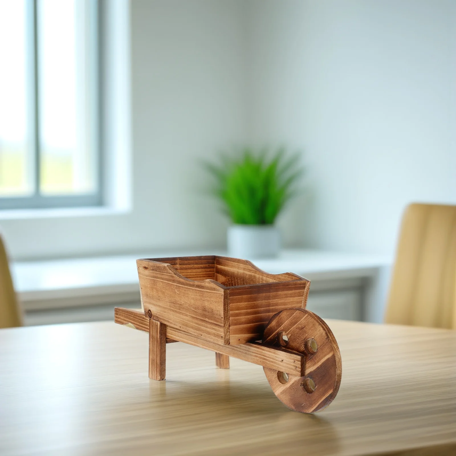 

Large Planter Ornamental Garden Pots Decorate Wagons for Decorative Small Wheelbarrow Child