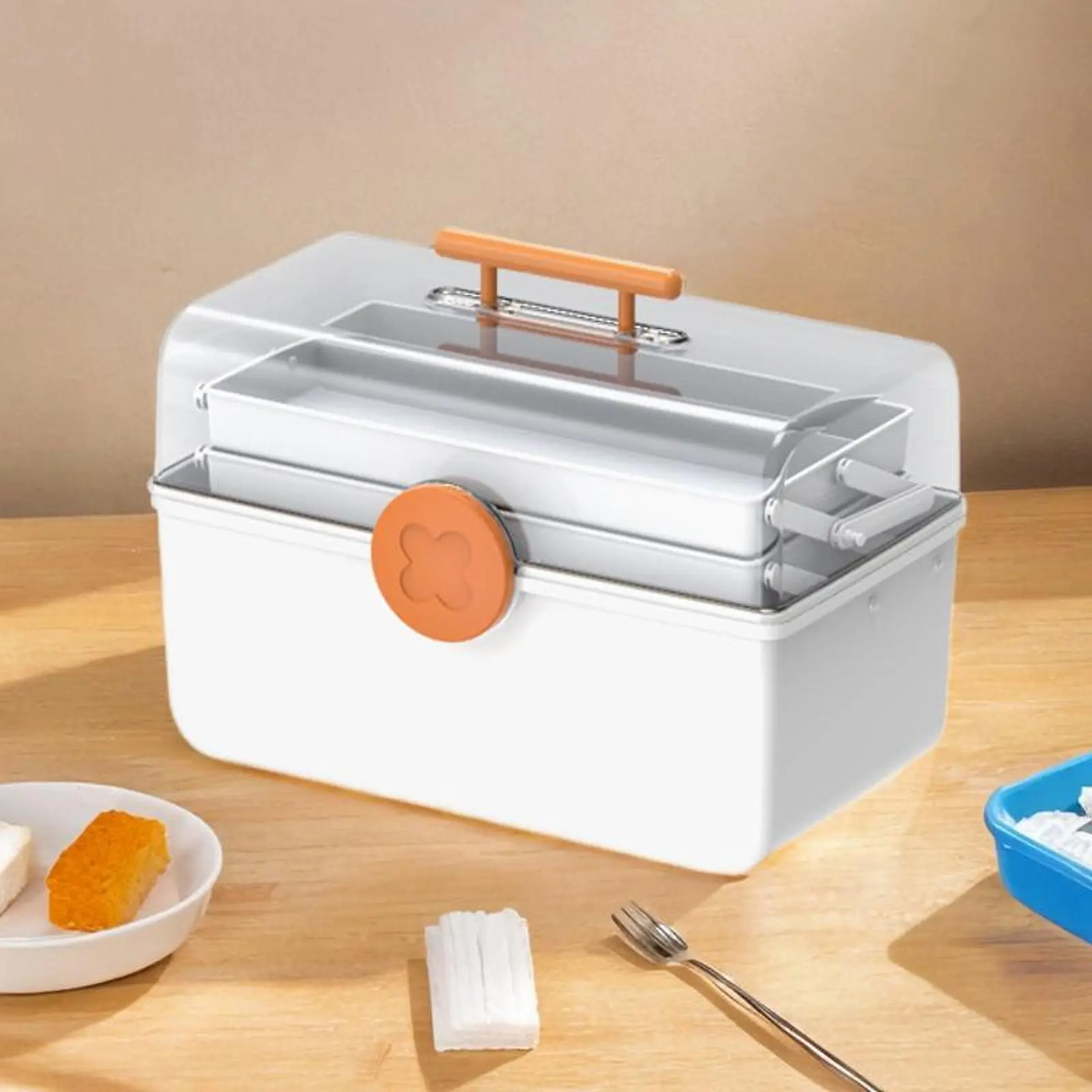 First Aid Case Box Storage Case Large Capacity Household Storage Box Emergency Container for Sewing Jewelry First Aid