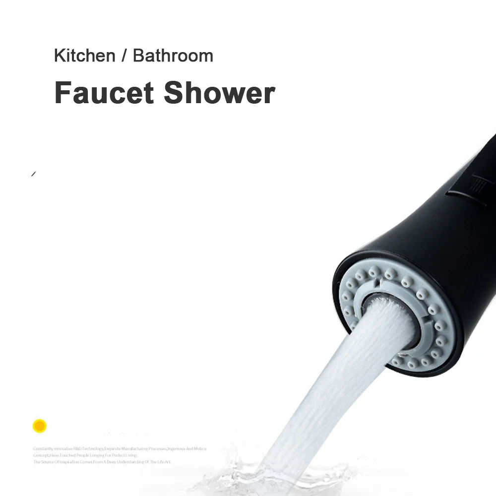 Küche Pull Out Wasserhahn Sprayer Düse Sprayer ABS Langlebig Wasser Sparen Dusche Spray Kopf Badezimmer Becken Waschbecken Wasserhahn Ersatz – Detail 1