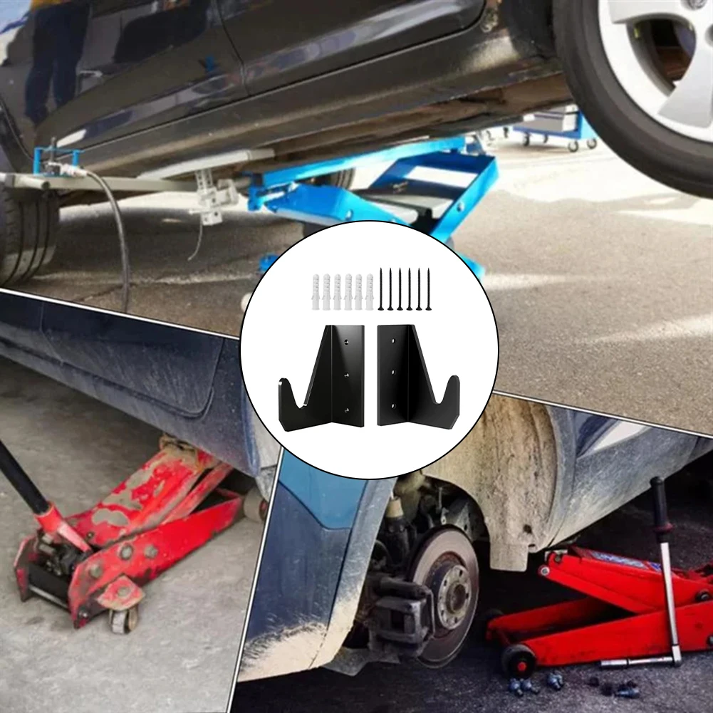 

Напольный кронштейн для домкрата Настенная подставка для хранения Прочный настенный держатель для домкрата Организуйте гараж с легкостью