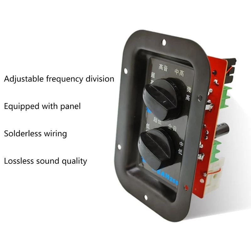 2 Way 350W Multi Speaker Treble/Bass 2 Unit Adjustable Frequency Divider