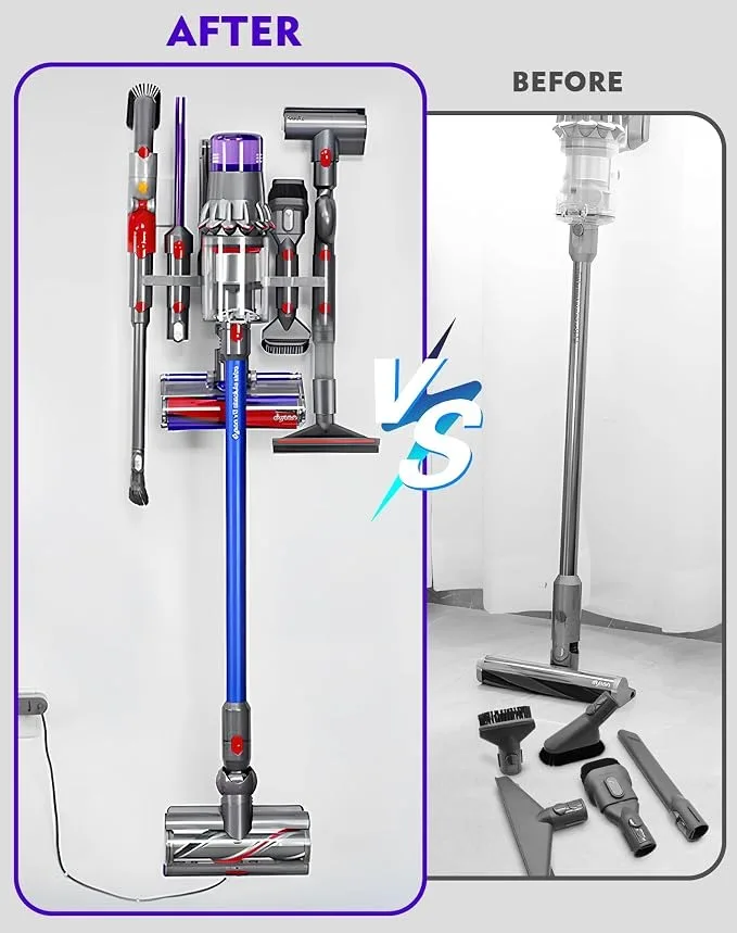 Suitable For Dyson V7 V8 V11 V12 V15 Vacuum Cleaner Head Storage Bracket V10 Lightweight Version Expansion Hanging Mount