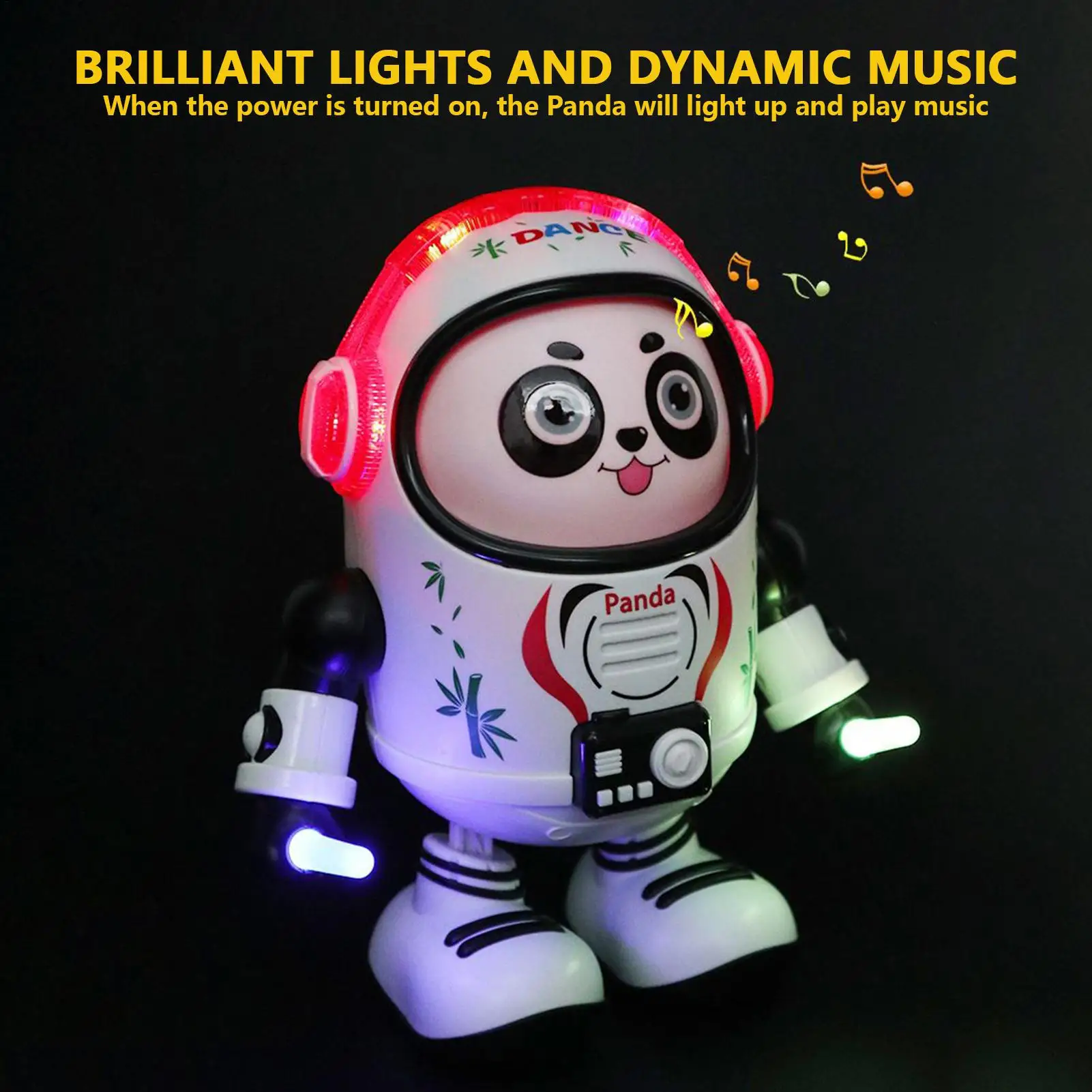 ของเล่นเด็กเรืองแสงพร้อมเสียงเพลง ของเล่นสัตว์เลี้ยงไฟฟ้าสุดน่ารัก หุ่นยนต์เต้นรำมีไฟ LED ของเล่นเด็กหัดคลาน ของขวัญวันเกิดสำหรับเด็ก