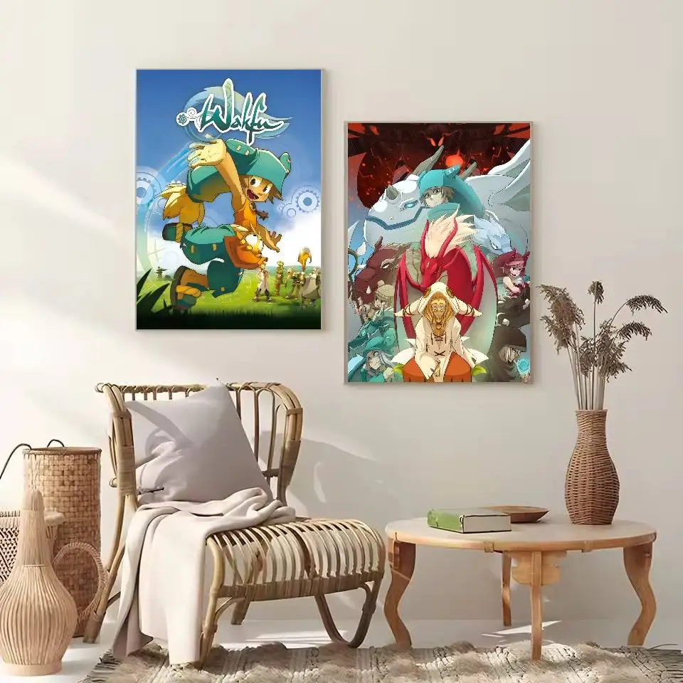 أنيمي W-Wakfu HD ملصق فني ذاتي اللصق مقاوم للماء ورقة ملصق مقهى بار النوم ديكور جدران الغرفة #5