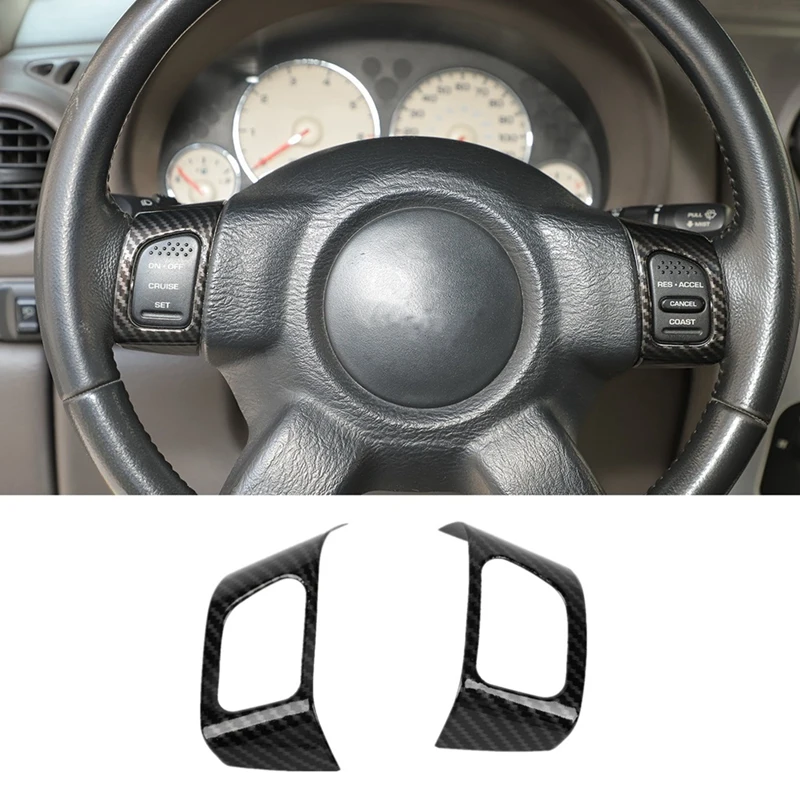 For Jeep Liberty 1999-2007 Car Steering Wheel Cover Decoration Trim Stickers Frame Component