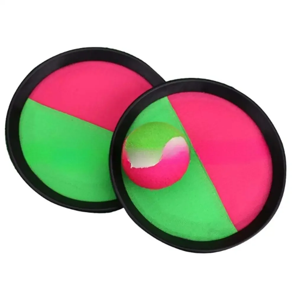 【 Ready Stock 】Sucker Sticky Ball Toy Target Sticky Racket Ball Toss Catch Games Outdoor Parent-child Interactive Toys