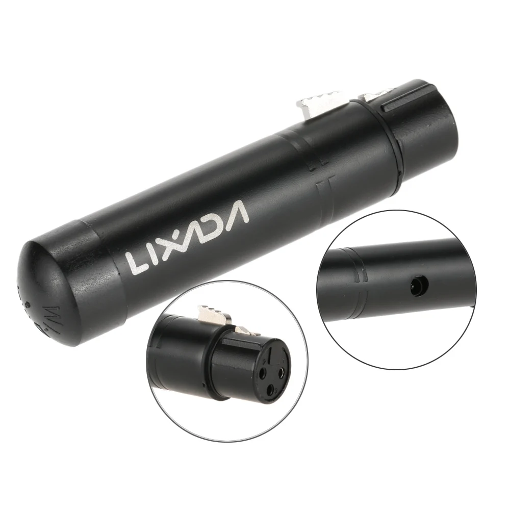 Lixada 2.4G ISM DMX512 Wireless Female XLR Receiver LED Lighting for Stage PAR Party Light