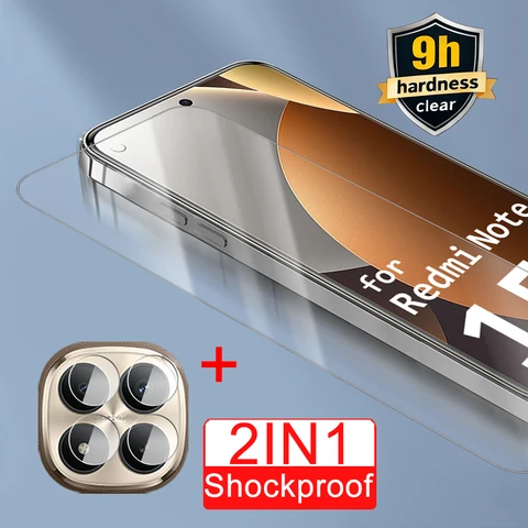 Защитное стекло из закаленного стекла 2To1 для Xiaomi Redmi Note 15 Pro 5G 15Pro, защитное стекло для телефона mi RedmiNote15Pro 2026, стекло для объектива