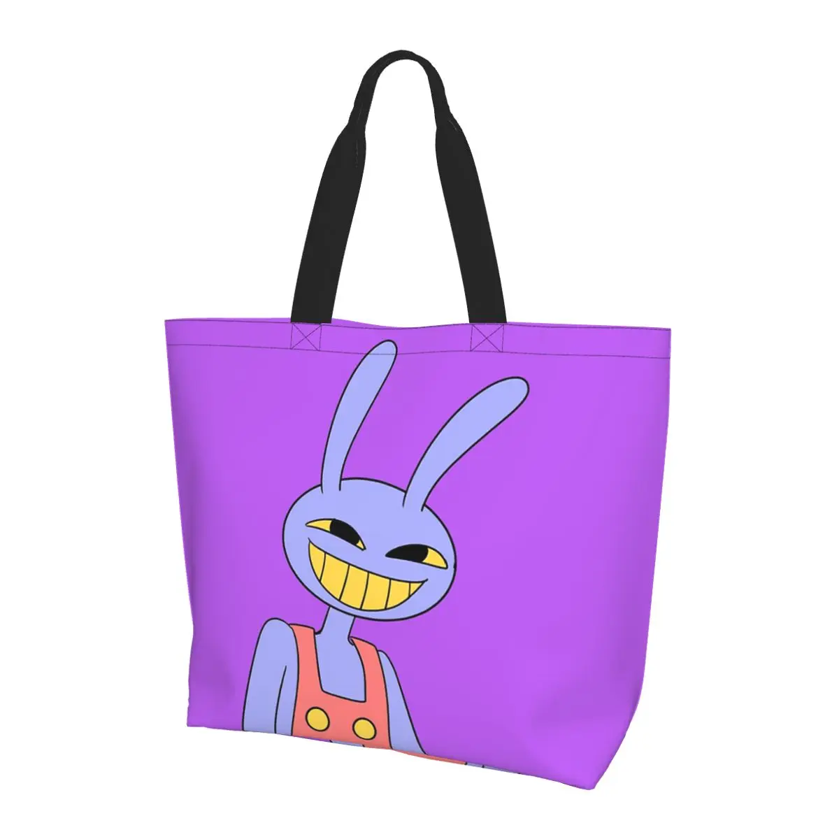 

Jax-The Amazing Digital Circus Shopping Tote Bag Холщовые сумки на плечо большой вместимости Сумка-шоппер для продуктов для женщин