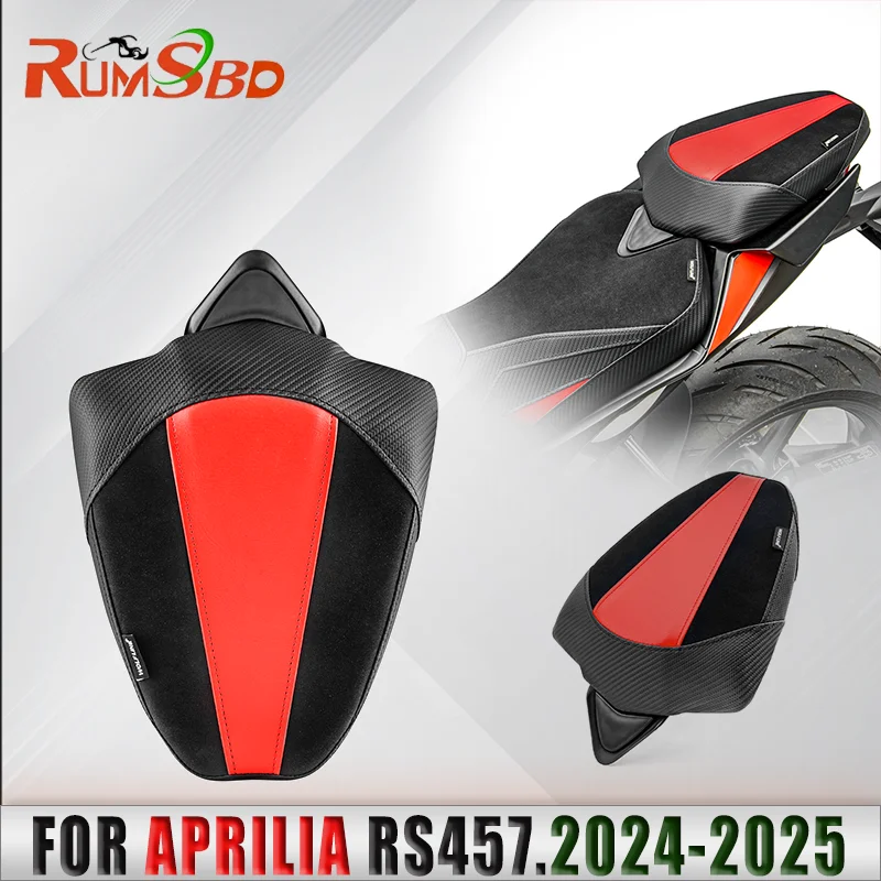 

Motorcycle Rear Passenger Seat Cushion Pillion Cowl Fairing For Aprilia RS457 2024 2025 PU Leather new