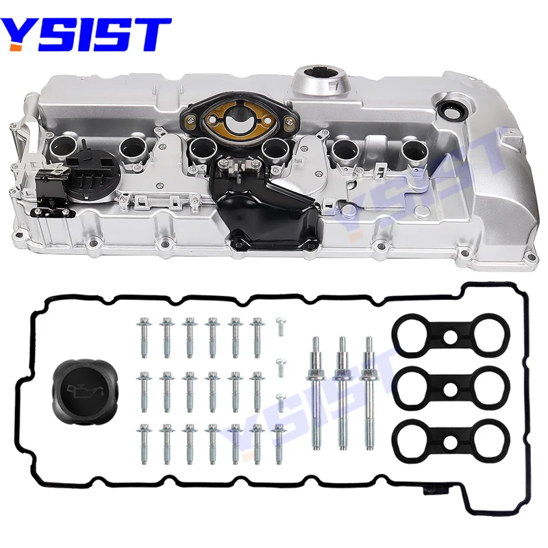 Aluminum Engine Valve Cover for BMW 128i 328i 328xi 528i xDrive 528xi 535i xDrive X3 X5 Z4 E60 E65 E66 E82 E90 E70 11127552281