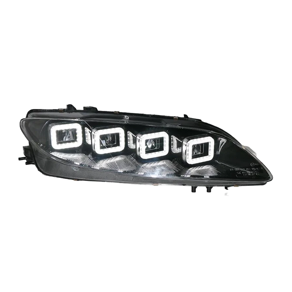 

Передние фары для квадроциклов и внедорожников Mazda 6 2003-2015: Светодиодные фары в сборе, обновленные, высококачественные, динамические, с 4 проекционными линзами