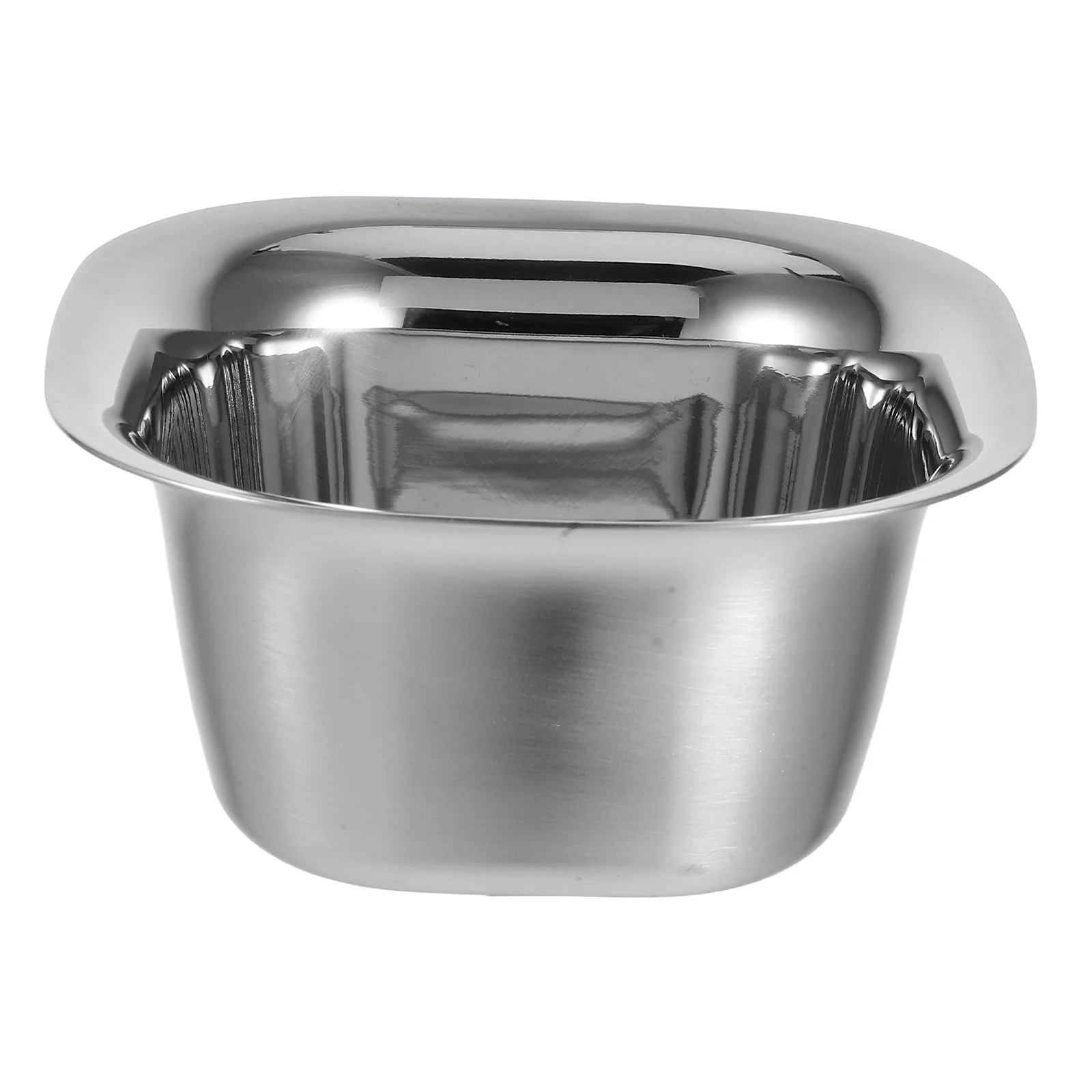 

Small Stainless Steel Square Snack Bowl Stackable Ice Cream Dipping Sauce Plate Serving Tray for Kitchen Restaurant