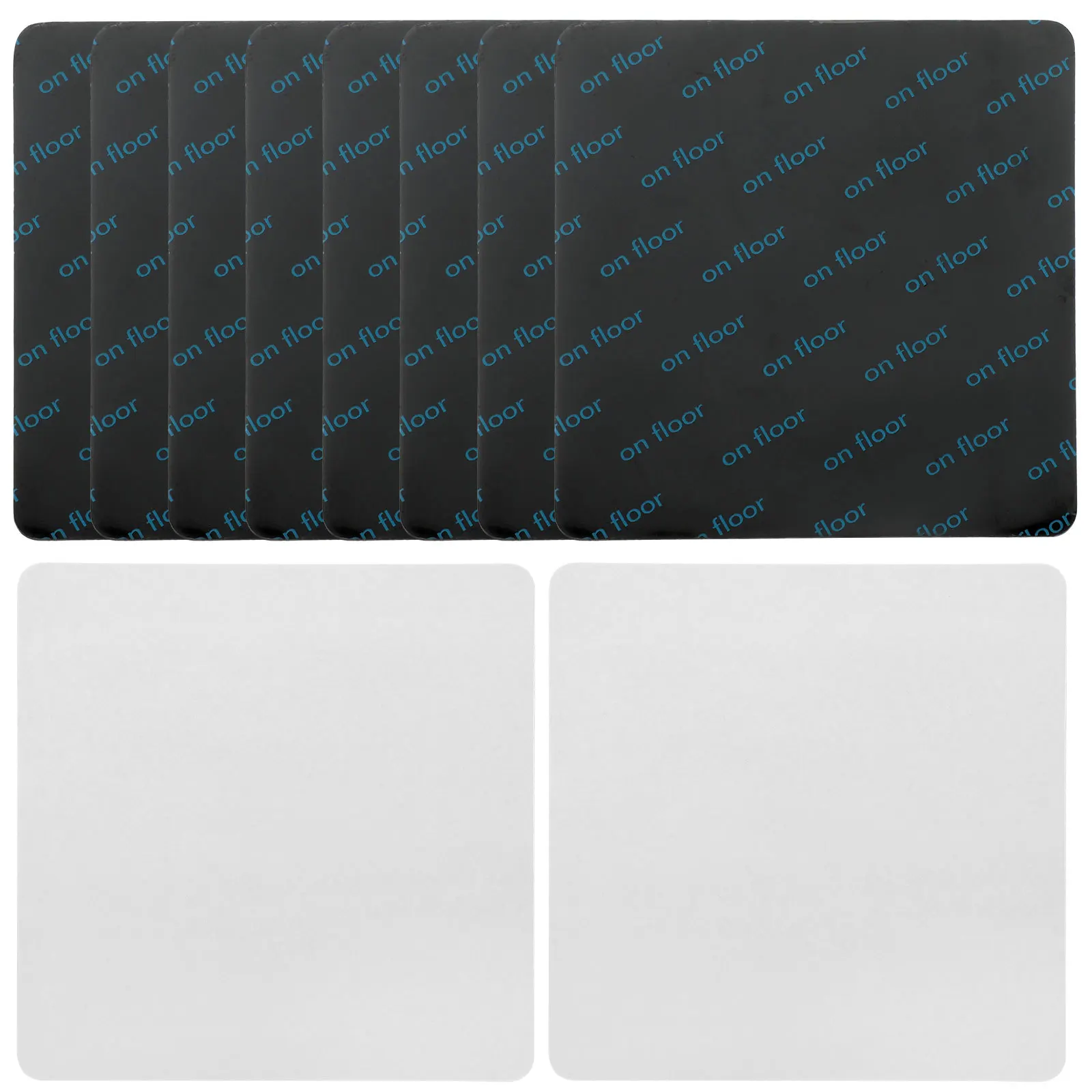 10 قطعة شريط السجاد لمنطقة السجاد فوق السجاد متعدد الاستخدام قابل للغسل البساط زلة سدادة وسادة عدم الانزلاق القابض لممر الدرج