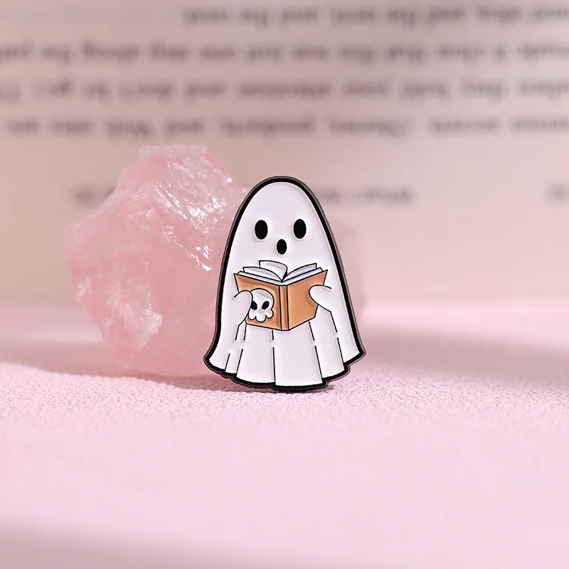 Pumpkin Mushroom Ghost Brooch Design Sense Creative Medal Enamel Pin Accessories Metal Badges Halloween Jewelry Wholesale