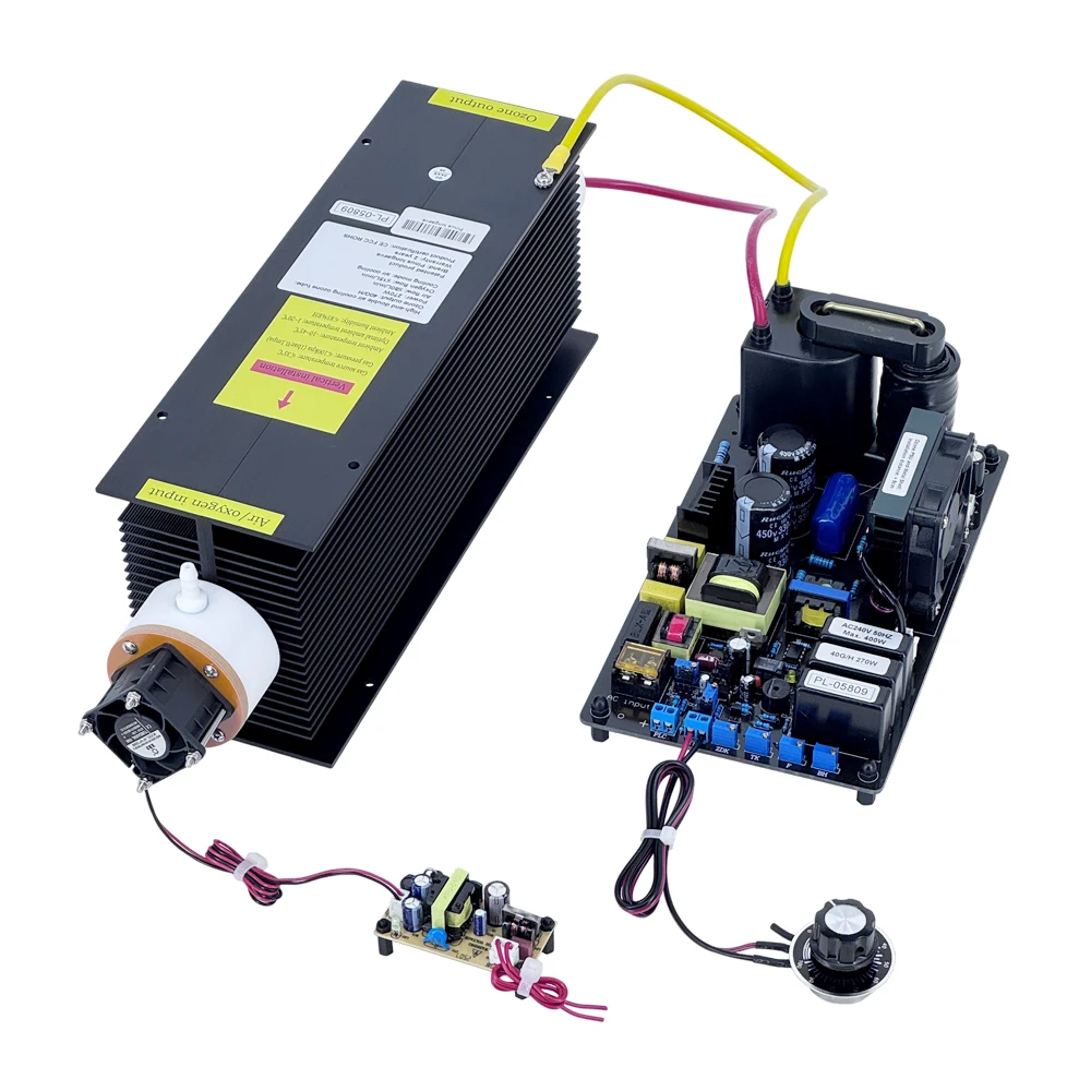 CE FCC ROHS 40 جرام/ساعة قابل للتعديل أنبوب الكوارتز مجموعة مولد الأوزون أجزاء مولد الأوزون الصناعية المحمولة