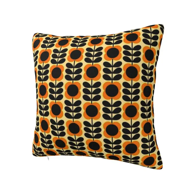 Orla Kiely Multi Stem Flowers Cushion Cover 45x45 cm Polyester Velvet Scandinavian Style Throw Pillow Case For Sofa Pillowcase