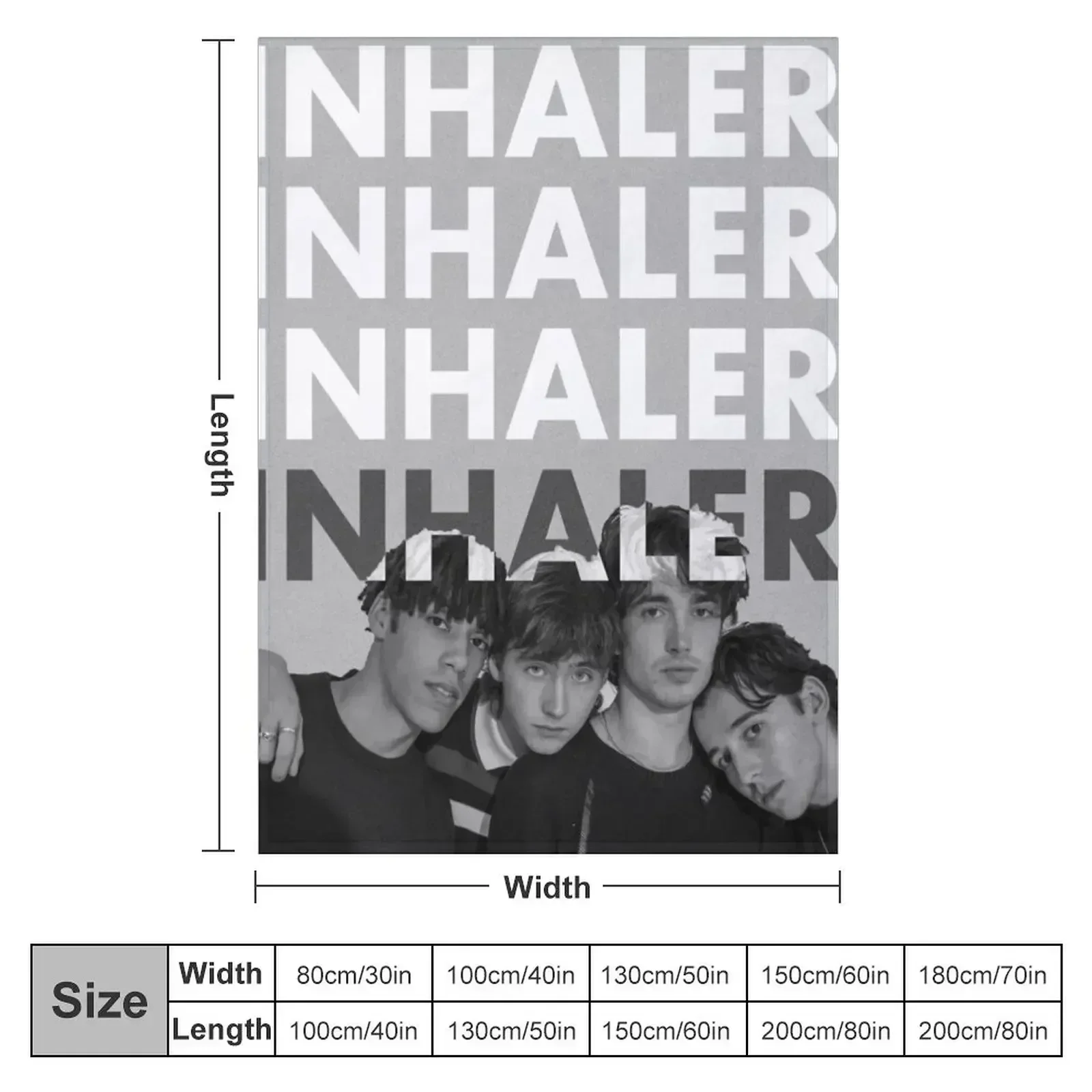Inhaler Throw Blanket Flannels Comforter manga Blankets