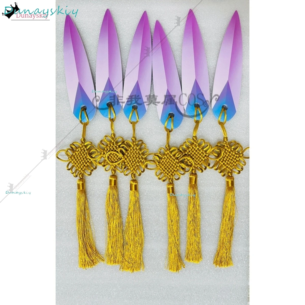 Demon Hunters Of KPop Zoey Cosplay Costume Darts Props 1/3/6pc 3D Handheld Boomerang Weapons Accessory Halloween Disguise