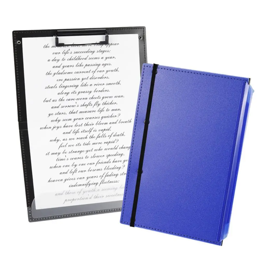 

Foldable Nursing Clipboard with Clip 2/3 Layers Edition Cheat Sheets Portable Colorful A4 File Board Clip Nurse Accessories