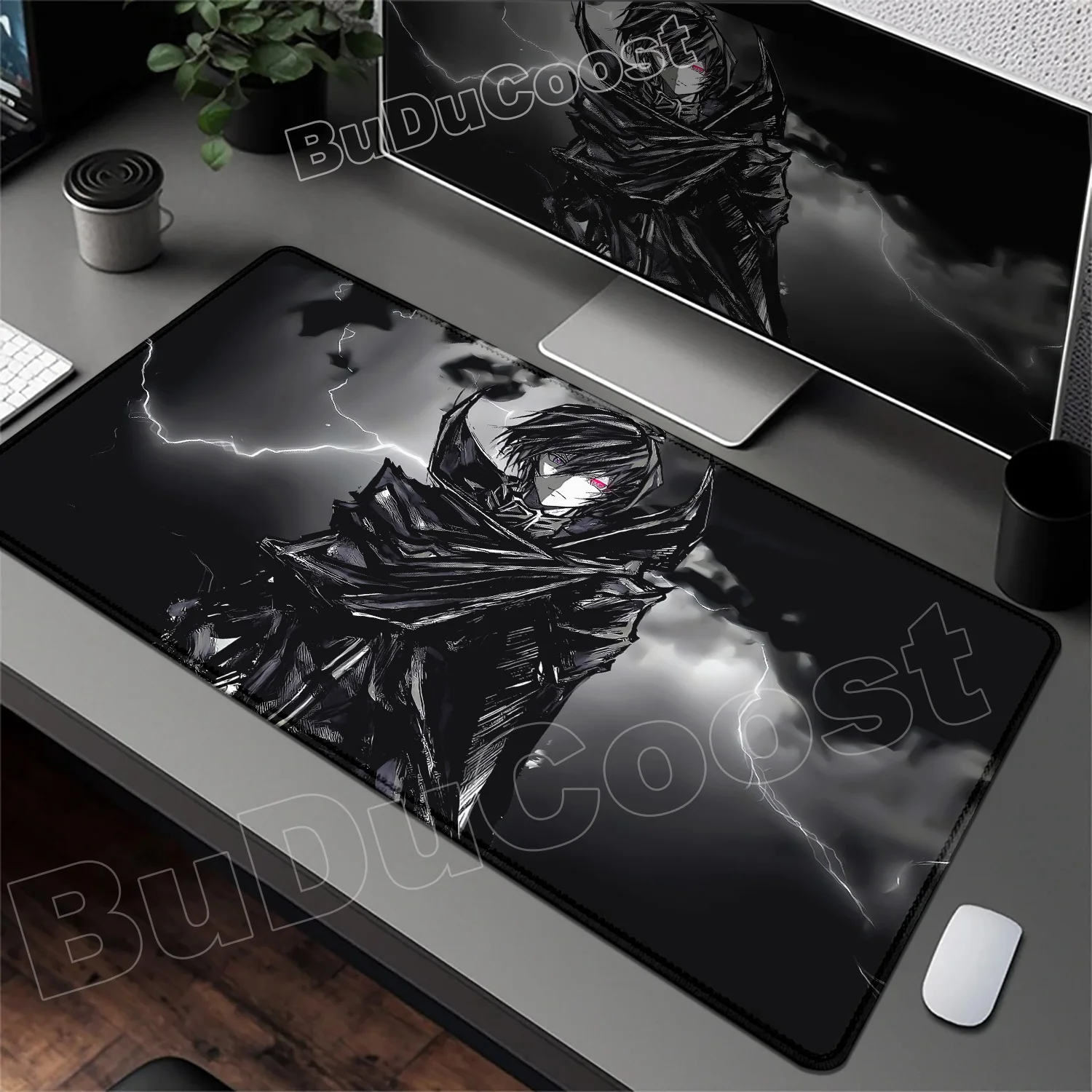 HD Printing Cool Boy Code Geass Mouse Pad Lelouch Home Office Game Non-slip Large MousePad Gamer Anime Computer Keyboard DeskMat