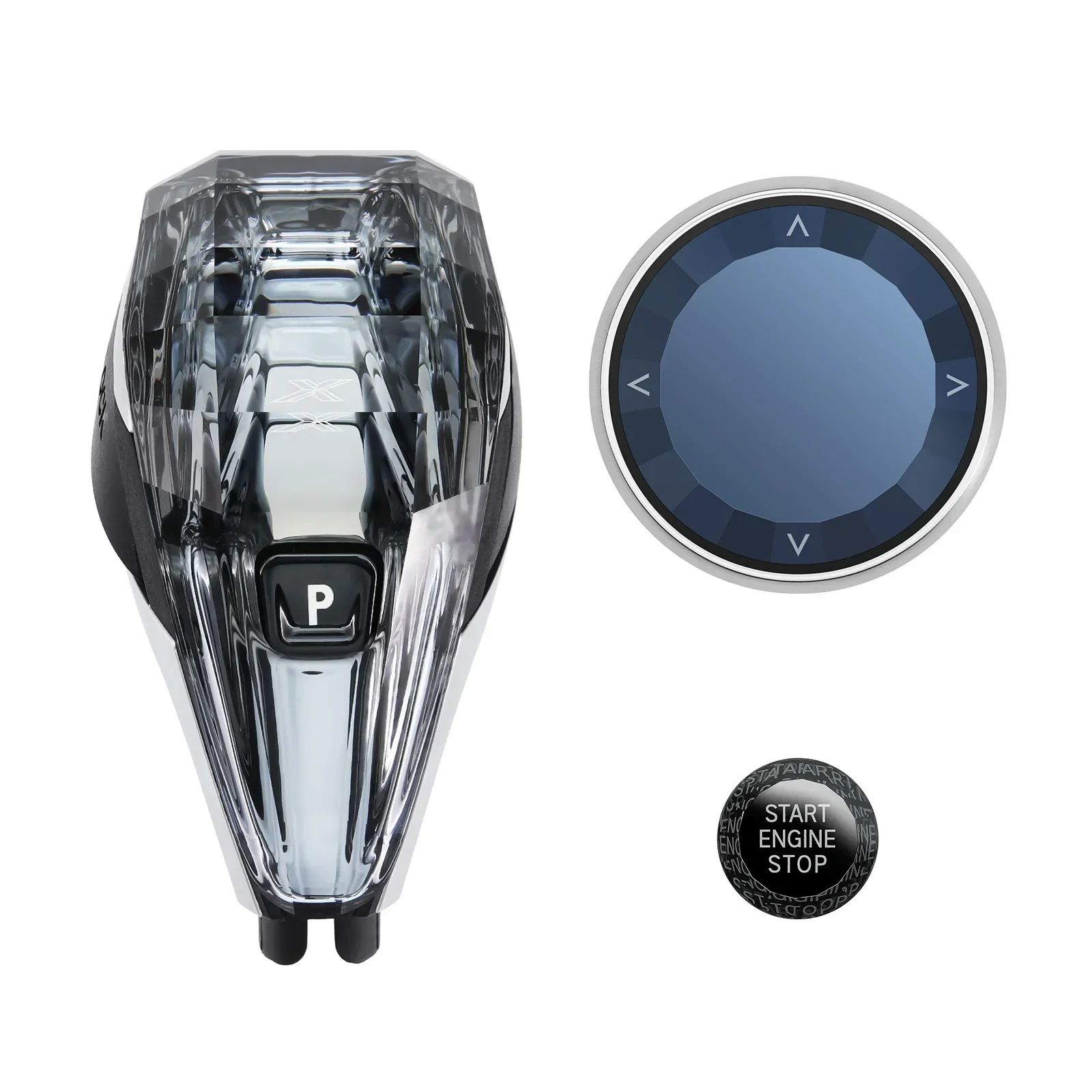 Crystal Pookknop Korte Staaf Type Voor BMW G20 G21 iX3 G08 X3 G01 X6 G06 X7 G07 X5 G05 Auto Crystal Gear Handvat 3 Delige Set - afbeelding 2