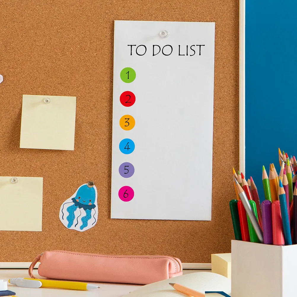 

Colorful Dot Stickers Book Self Adhesive Circle Labels Bedroom ganizer Craft Decor Small Storage Solution Colored Sticky
