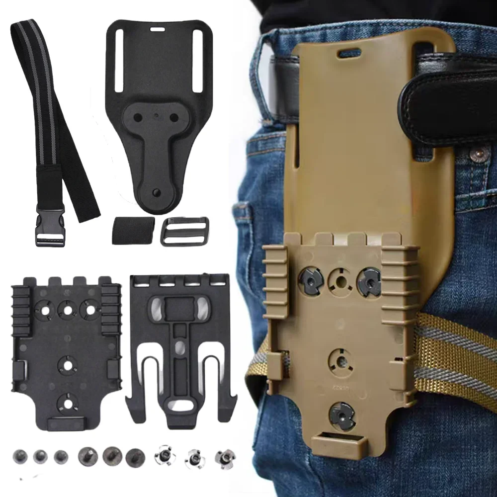 

Tactical Quick Release Gun Holster Toy Glock Waist Holster Outdoor Hunting Anti-slip Drop Leg Holster Cosplay of Counter Strike