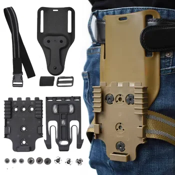 DulQuick Release Gun Holster, Toy Glock Waist Holster, Outdoor Hunting, Anti-ald Dstress, Leg Holster, Cosplay of Counter Strike