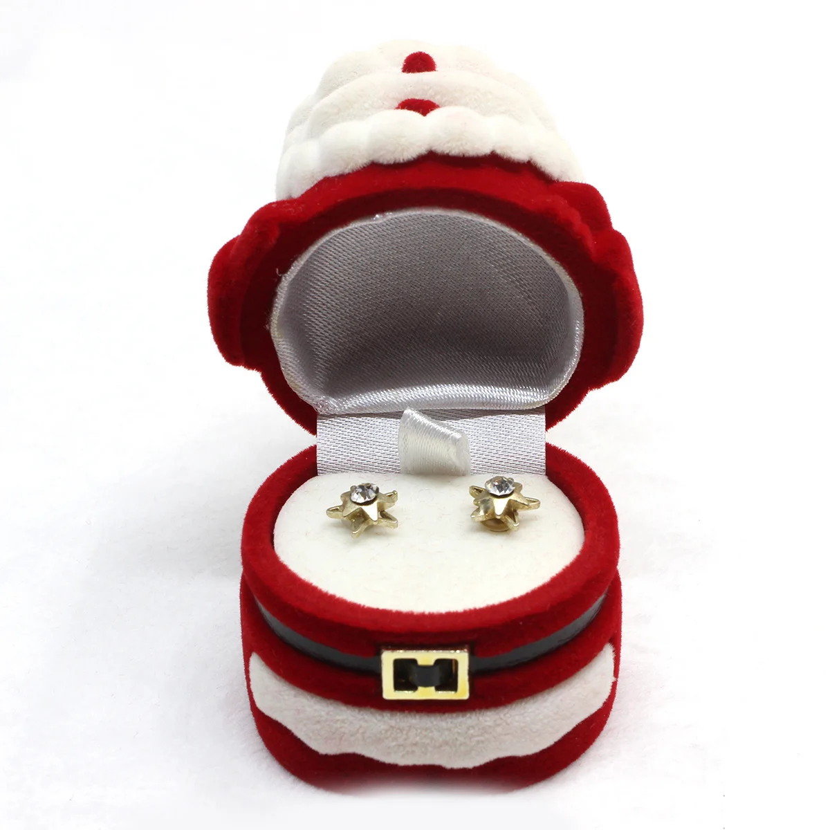 

Идеальная шкатулка для драгоценностей, чехол для хранения колец, серег, ожерелий, брошей, заколки для волос, Санта-Клаус, рождественское украшение