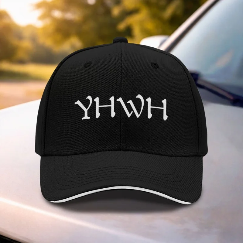 YHWH Printed Outdoor Baseball Cap Unisex Adjustable Street Sports Fitness Vacation Hat Multiple Colors Birthday Gift Cycling