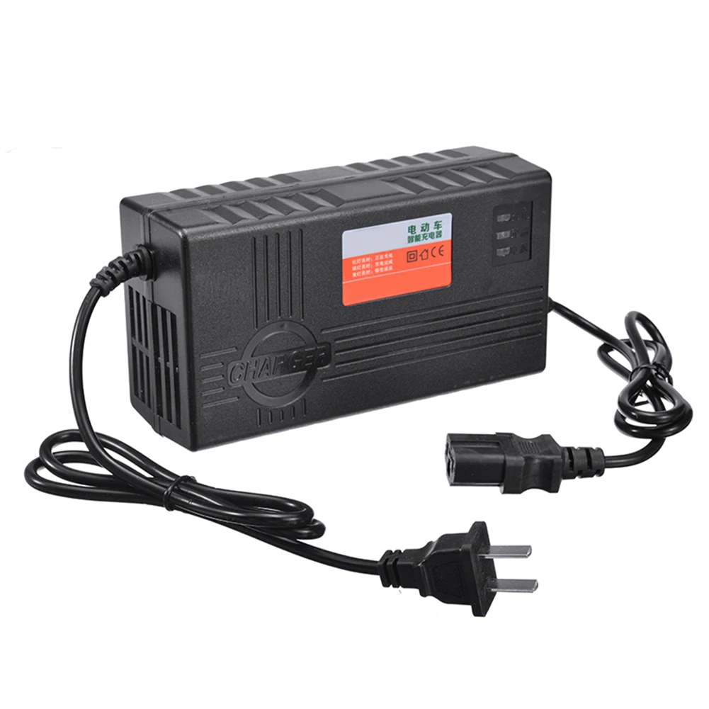 60V 20AH Motorcycle Battery Charger 6 LED Display for Scooter Wheel Lead Acid Battery Electric Bicycle Accessories