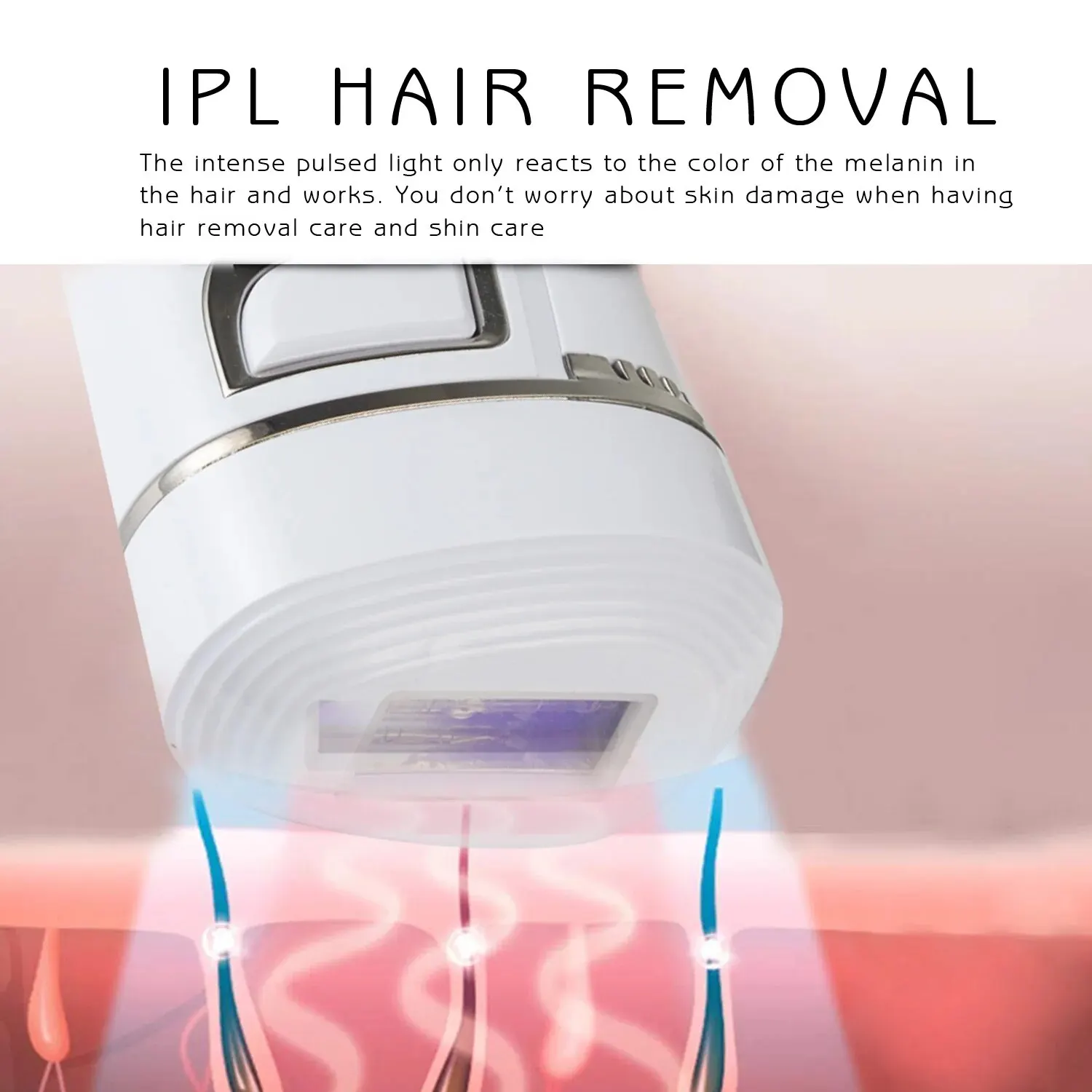 IPL Hair Removal Device 450000 Flashes Summer Home Use Laser Epilator Hair Removal Bikini Body Trimmer Electirc Machine