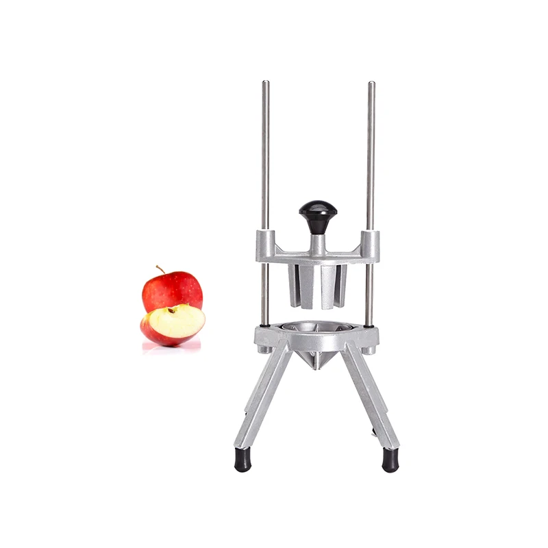 ماكينة تقسيم الخضار والفواكه اليدوية العمودية، قطاعة التفاح، قطاعة فاكهة الكمثرى، مقسم البرتقال