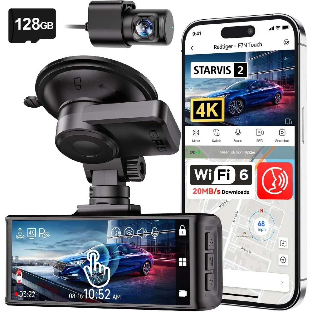 WIFI Cam For Car Camera 1080P Video Recorder HD 2/3Camera Car DVR Front Rear View Camera Night Vision Car Accessories